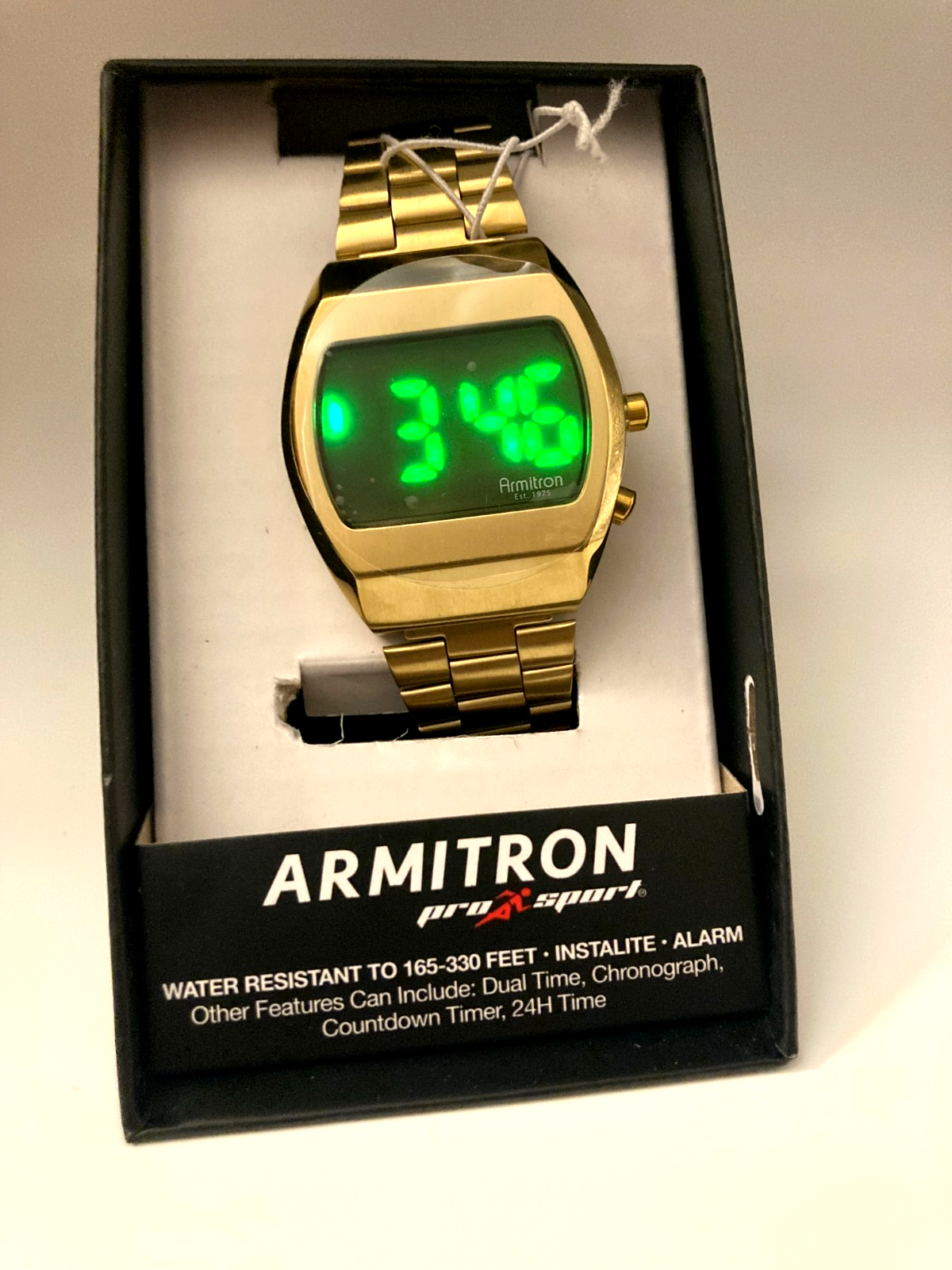 Armitron Sport Retro Men's Digital Bracelet Watch, 40/8475 Brand New With Box