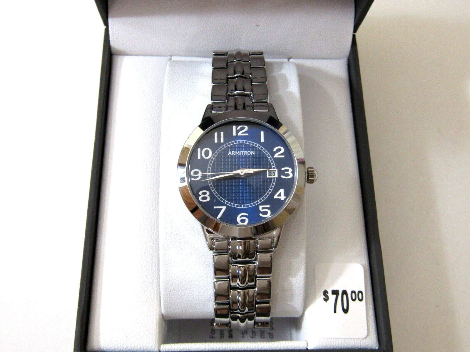Armitron Women's Easy to Read Date Function Bracelet Watch, 75/5695BLSV