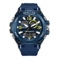 Kenneth Cole Reaction Mens Analog Digital Watch With Silicone Strap KRWGP9008103