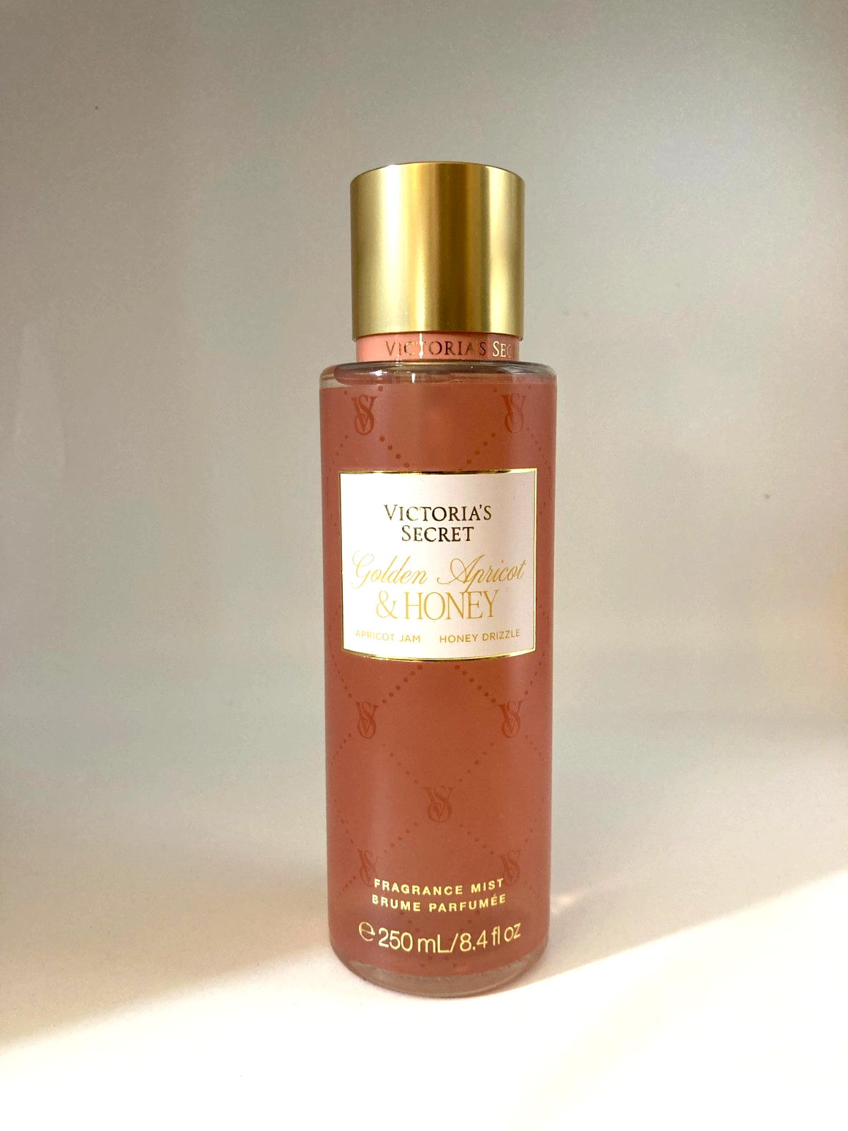 VICTORIA'S SECRET GOLDEN APRICOT & HONEY FRAGRANCE MIST 8.4 OZ SPRAY NEW