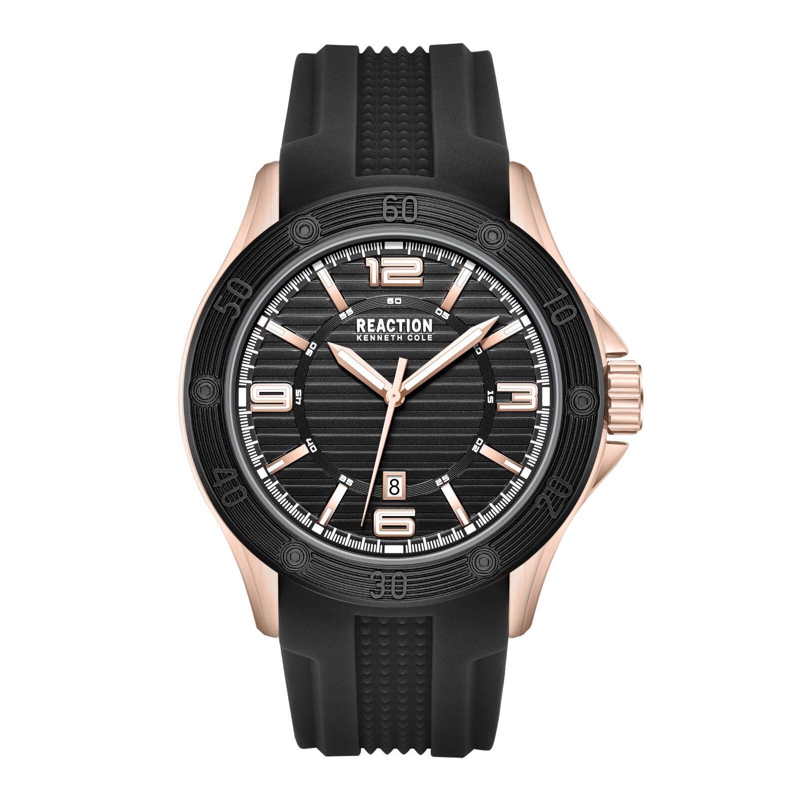 Kenneth Cole Reaction Men's Analog Watch With Silicone Strap KRWGN7004703