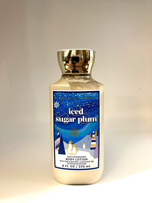 Bath and Body Works Iced Sugar Plum Body Lotion 8 fl oz /236mL * NEW *