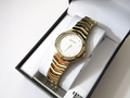 Armitron Women's Gold-Tone Analog Watch with Genuine Crystal Accents 75/5733SVGP