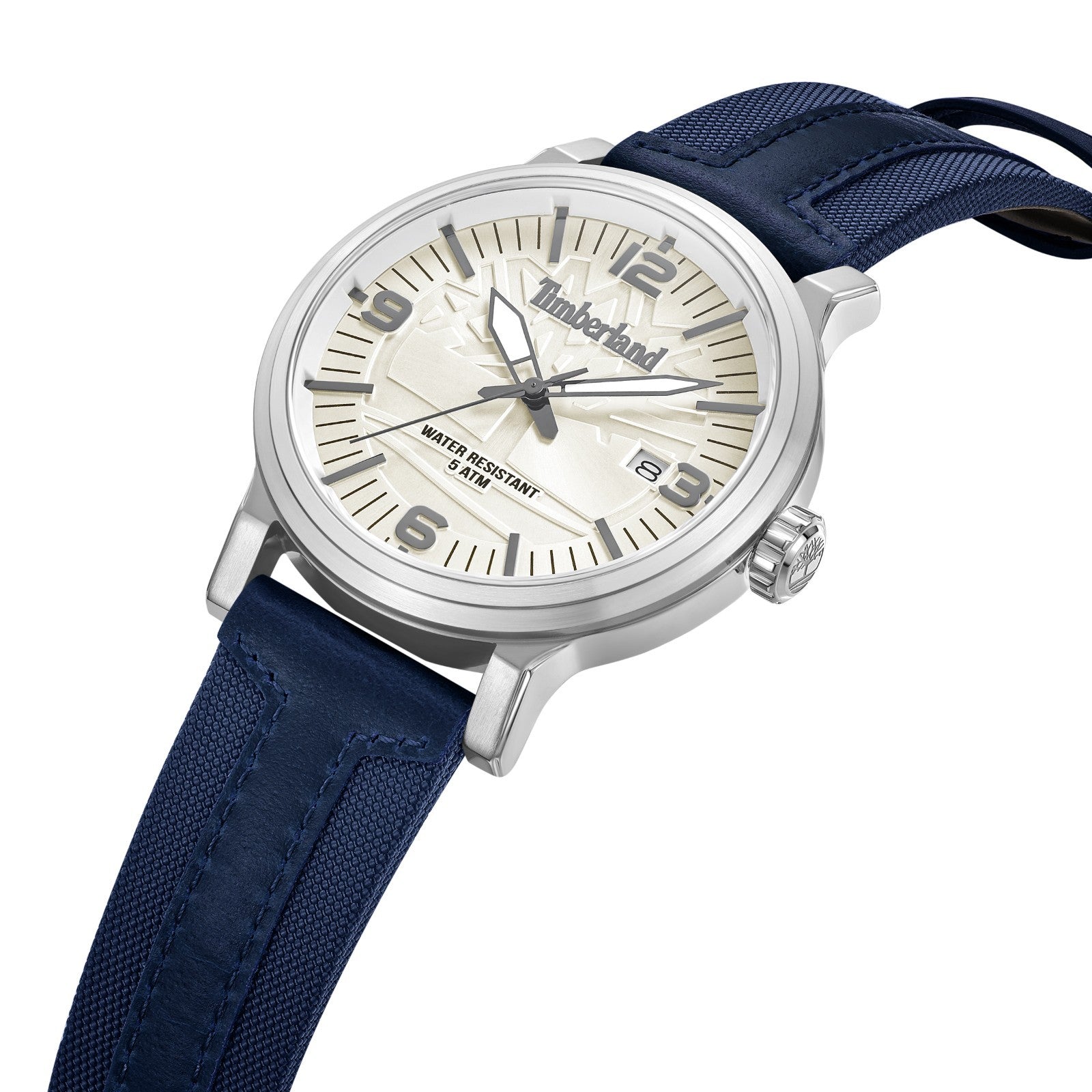 Timberland Men's Analog Watch With Blue Leather Band TDWGN0029101