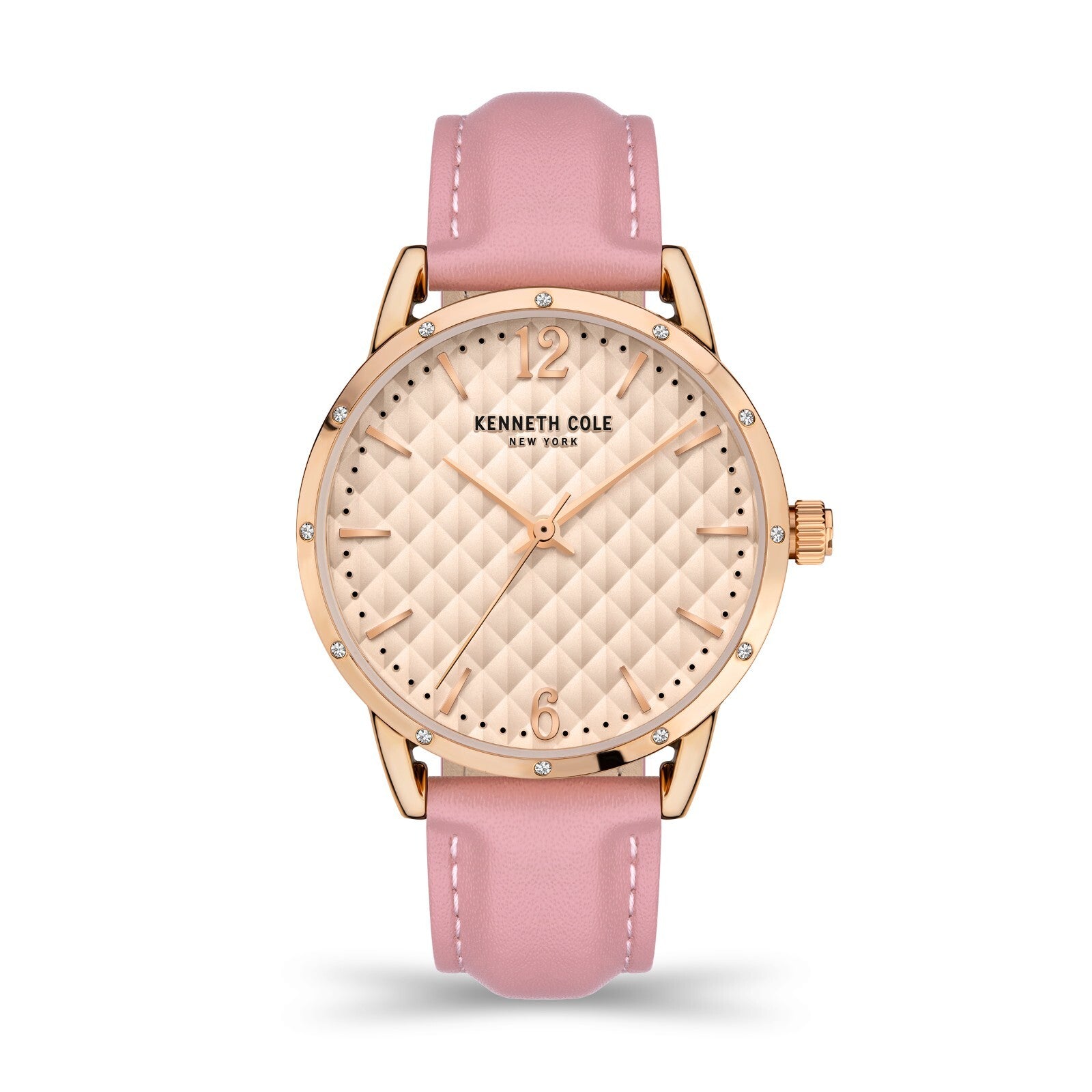 Kenneth Cole New York Women's Watch With Pink Leather Strap KCWLA2176402