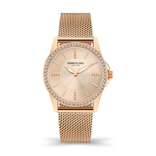 Kenneth Cole New York Women's Watch With Stainless Steel Mesh Strap KCWLG2176801