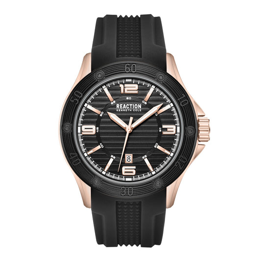 Kenneth Cole Reaction Men's Analog Watch With Silicone Strap KRWGN7004703