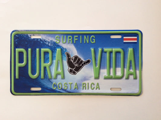 COSTA RICA PURA VIDA CENTROAMERICA LICENSE PLATE CRLP 33