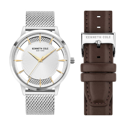 Kenneth Cole New York Men's Transparency Dial Watch Interchangeable Band KCW4762