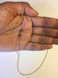 14K GOLD PLATED CODANO 035/ 18 INCH CHAIN J262
