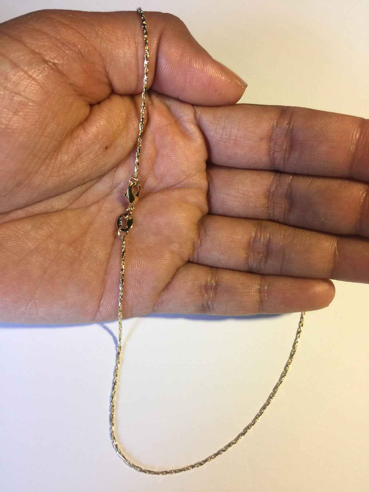 14K GOLD PLATED CODANO 035/ 18 INCH CHAIN J262