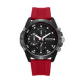 Kenneth Cole Reaction Men's Analog Watch With Red Silicone Strap KRWGM2170004