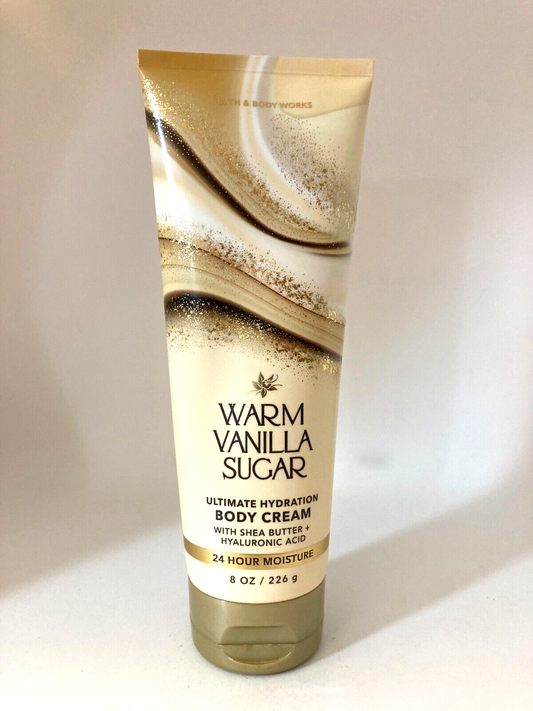 Bath and Body Works Warm Vanilla Sugar Ultimate Hydration Body Cream 8oz