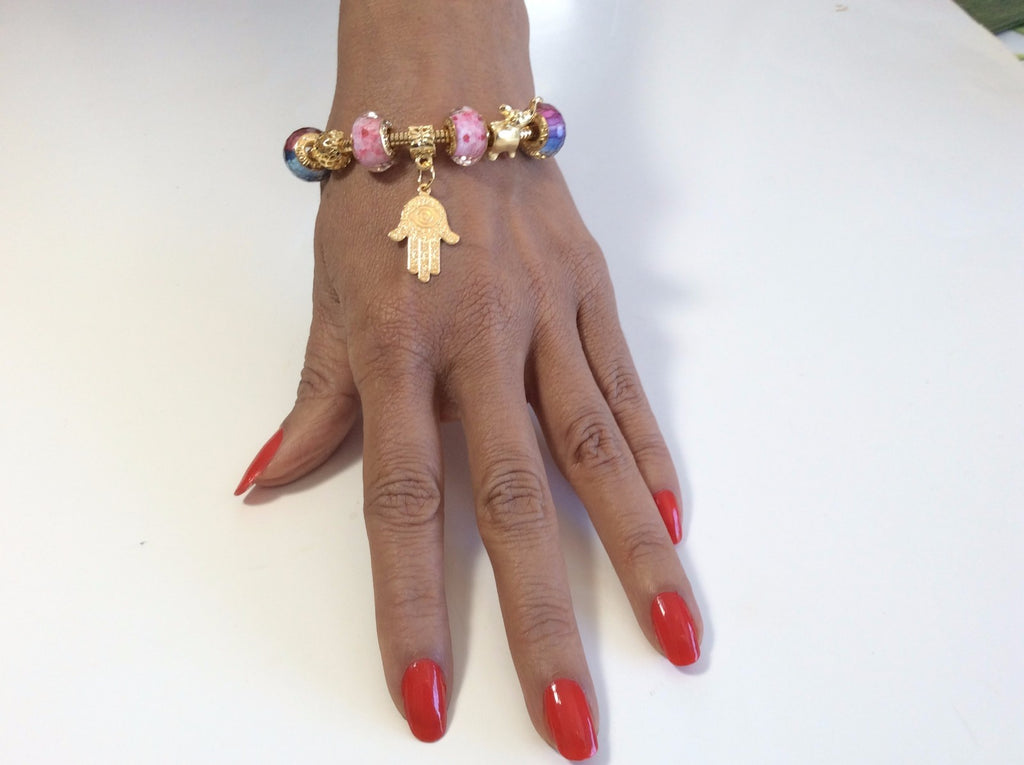 18 KARAT GOLD PLATED HIGH STYLE DESIGNER BRACELETS, 25 STYLES, YOU PICK