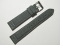 18mm Hadley-Roma MS850 Mens Grey Cordura Canvas Watch Band Strap