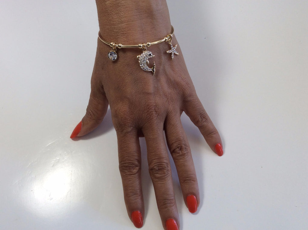 18 KARAT GOLD PLATED HIGH STYLE DESIGNER BRACELETS, 25 STYLES, YOU PICK