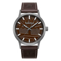 Timberland Men's Analog Watch With Brown Leather Band TDWGA9009702