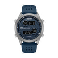 Kenneth Cole Reaction Men's Digital Watch With Blue Silicone Strap KRWGP7005502