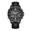Kenneth Cole Reaction Men's Analog Digital Watch Silicone Strap KRWGP2184102