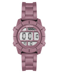 Armitron Jerry Unisex Digital Chronograph Silicone Strap Watch, 45/7043PRP